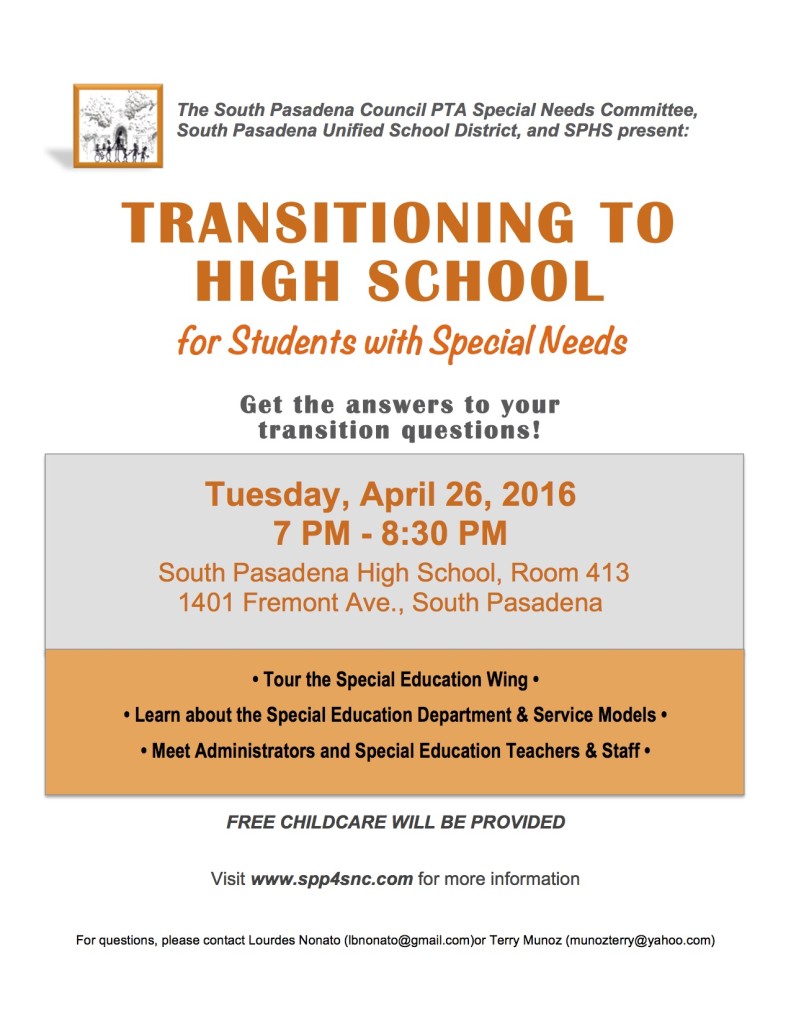 TransitiontoSPHSflyer2016